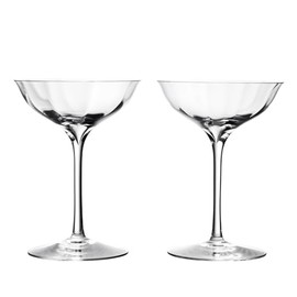 Waterford Elegance Optic Belle Coupe, Pair
