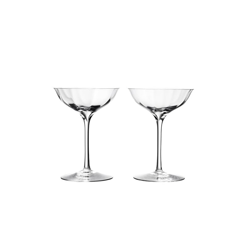 Waterford Elegance Optic Belle Coupe, Pair
