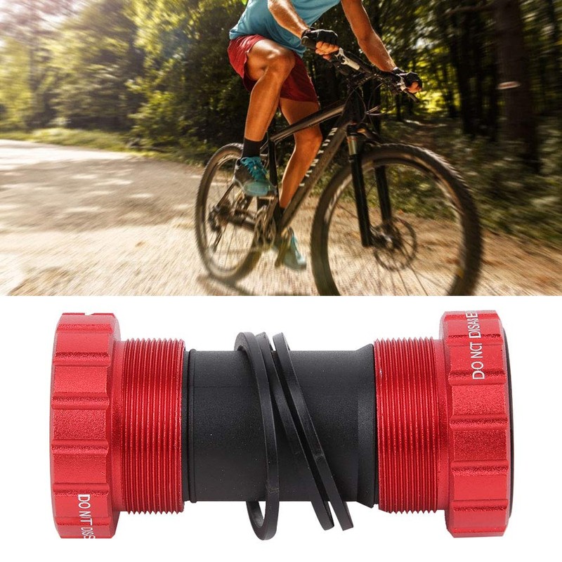 Keenso Integrated Crankset Bottom Bracket, BSA Bottom Bracket MTB Hollowtech