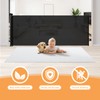 Retractable Baby Gates for Stairs, 55" Wide Mesh Baby Gate