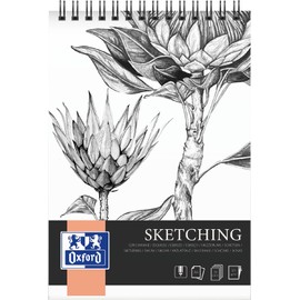 Oxford Sketch Pad A4 50 Sheets 120g Spiral on Short Side