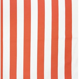 RSH DECOR Indoor Outdoor Tufted Lounge Chair Cushion Replacement Cushion, Choose Color (Coral & White Stripe)
