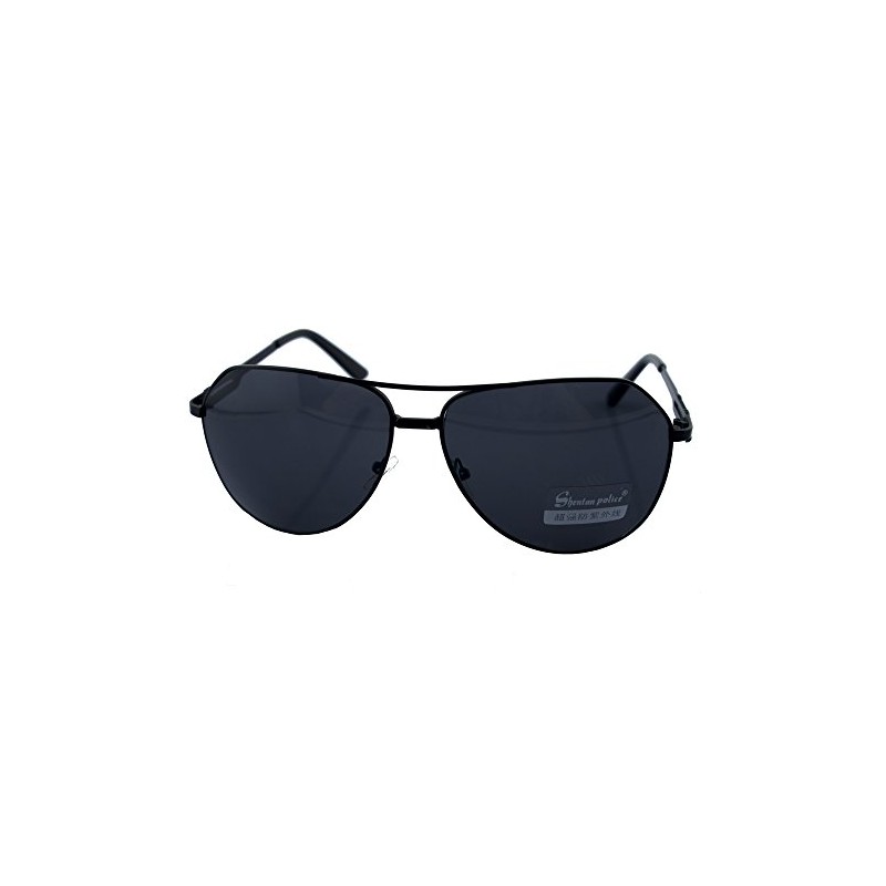 Stylish 8135 Aviator Sunglasses in a Dark Grey Picture Frame