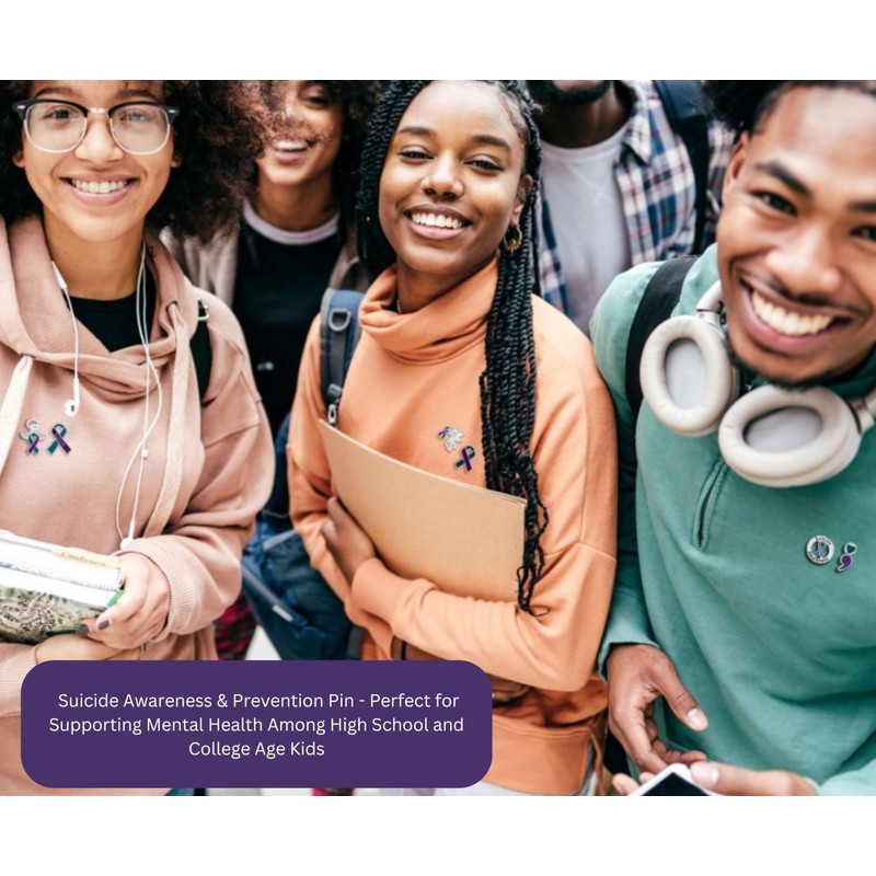 2 Pack Suicide Awareness and Prevention Pin - Bulk Packs