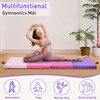 Joppoint Gymnastics Mat, 3'x6'x2'' Thick 4-Panel Folding Kids' Gymnastic Tumbling