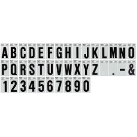 Hillman 839370 2 Inches Letter Z Square Cut Self Adhesive Sign, Silver and Black Highly Reflective Flexible Mylar, 2.375x1.5 Inches 1-Sign