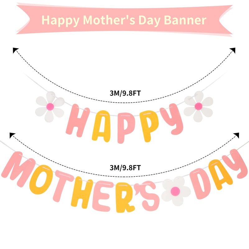 Bandera de fieltro para el Día de la Madre