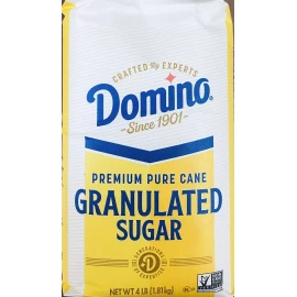Domino Premium Pure Cane Granulated Sugar 64 oz / 4 Lb Bag