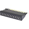 Renkforce PATCHBOX 12 PORT CAT 6A SCHW