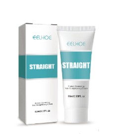 Hair Protein Correcting Cream,Protein Correcting Hair Straightening Cream Treatment,Collagen Hair Straight Cream,Anti Frizz Moisturiser for Curly Straight Dry Damaged & Frizzy Hair,60ml