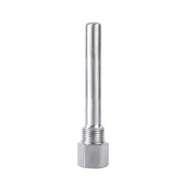 Stainless Steel Thermowell 1/2 inch NPT Threads for Temperature Sensors, Thermometer Instruments Thermowells.