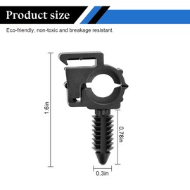 XINLIYA 10PCS Car Wire Cable Loom Routing Clip, OEM# 12040984 Vehicle Wiring Harness Routing Retainer Clip, Auto Buckle Replacement Accessories, Compatible with Cavalier, Corvette, Firebird