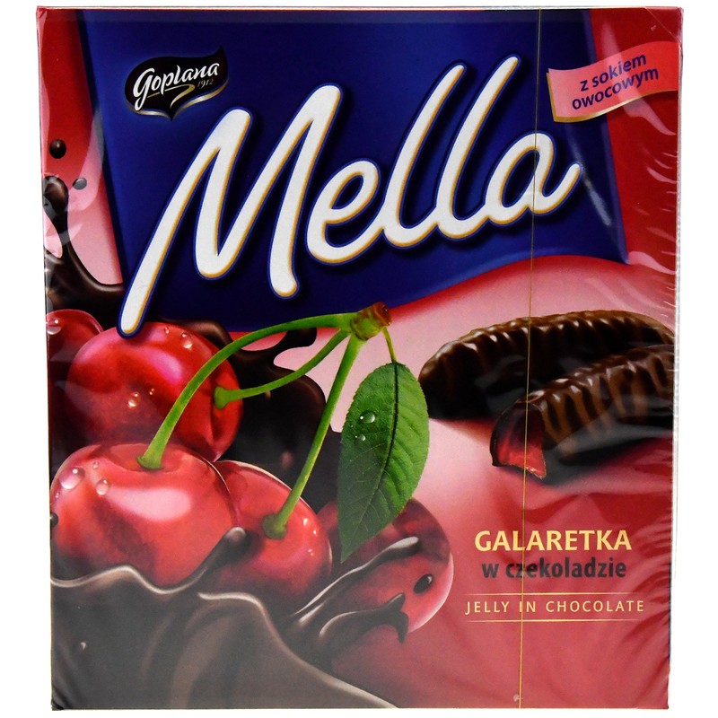 Goplana Mella Cherry Jelly in Chocolate (Pack of Three) 6.7