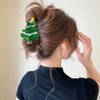 1Pack Christmas Hair Claw Clips Non Slip Large Acrylic Hair