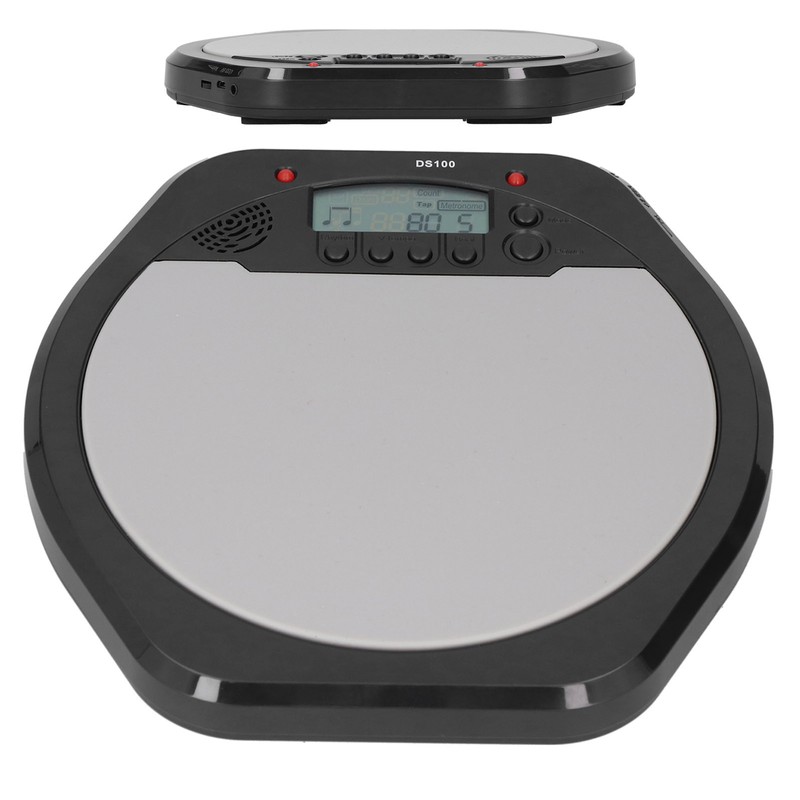 8in Drum Metronome Digital LCD Analog Electronic Percussion Beat Rhythm