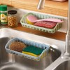 Galepromot Pink Multifunctional Drain Rack, Hanging Storage Rack Drain Rack