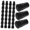 WHAMVOX 50pcs Rubber Tips for Trekking Poles Shock-Absorbing Wear-Resistant Covers