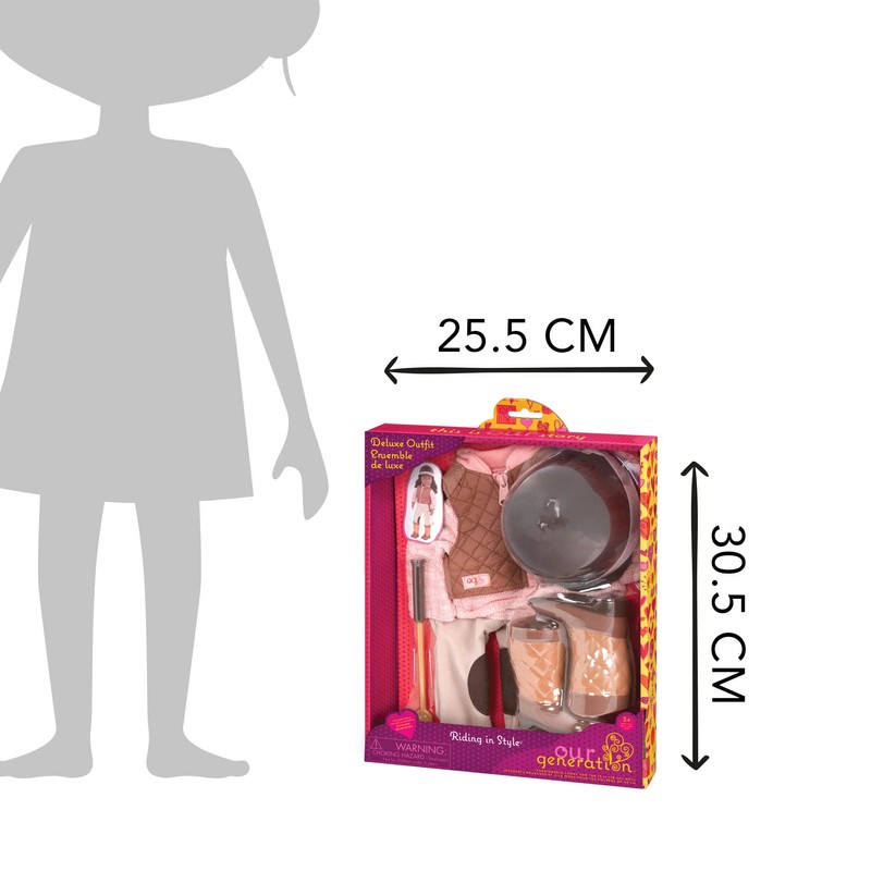 Our Generation – 18-Inch Doll Riding Outfit, Complete Horseback Riding