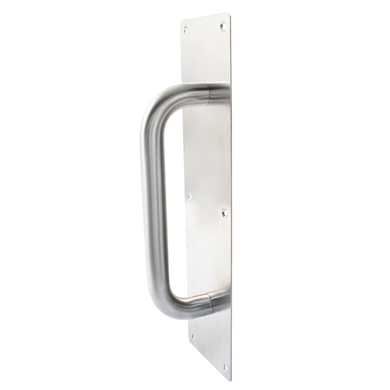 Bivethoi 1Pcs Pull Push Door Plate Handle Stainless Steel Heavy