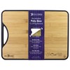 Totally Bamboo Poly-Boo Double Sided Bamboo and Poly Cutting Board,