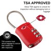 TSA Approved Luggage Combination Locks,T Tersely 2 Pack Travel Suitcase