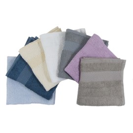 Green Bear Luxurious Bamboo Face Towel - Naturally Hypoallergenic and Antibacterial - Duck Egg Blue