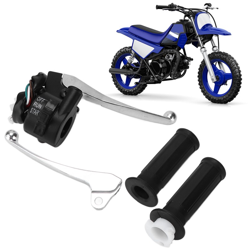 Motorcycle Brake Throttle Handlebar 3PT‑82920‑00‑00 Replacement for Yamaha PW50 1998‑2005