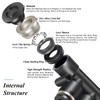 TAILONZ PNEUMATIC 3/8 Inch OD 5Pcs Straight Push Connectors Plastic