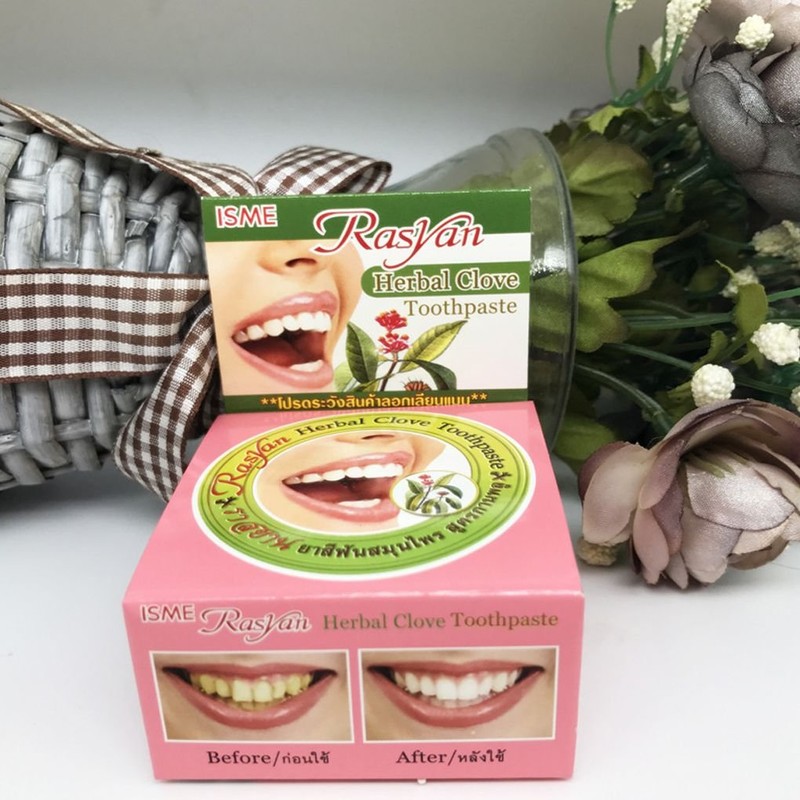 Babysbreath17 Rasyan Herbal Clove Toothpaste Cleaning Rmove Calculus Cmoke Stains