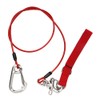 Freediving Lanyard 316 Pro Stainless Steel Safety Rope with Wristband
