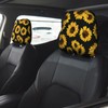 DSSWTP Sunflower Pattern01 Universal Car Headrest Cover Soft Car Seat