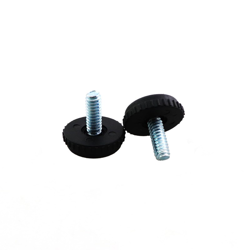 CXMTECH 12PCS 1/4 Inch Threaded Table/Chair Leg Leveler Adjustable Flat