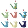 SHIDXIB 7Pcs Colorful Water Bird Whistle Magpie Peacock Ceramic Whistles