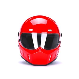 CRG Full-Face Motorcycle Street Bike Fiberglass Helmet DOT Certified ATV-1 - Parent (Small, Red)