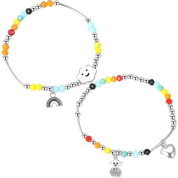 PBAHAUP Gemstones Bracelet for Women, Pack of 2 Women's Bracelets,