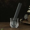 Professional Cocktail Muddler-The Best Bar Tool for Old Fashioned (Black)