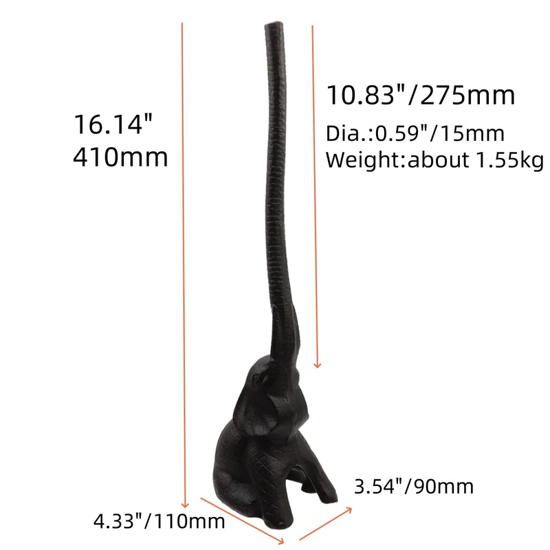 Tsnamay Cast Iron Toilet Tissue Holder,Cat Toilet Paper Holder Decorative