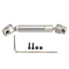 RC Car Drive Shaft Metal Middle Transmission Shaft Replacement for SCX24 1/24 Climbing Car 50‑63mm Ti Color