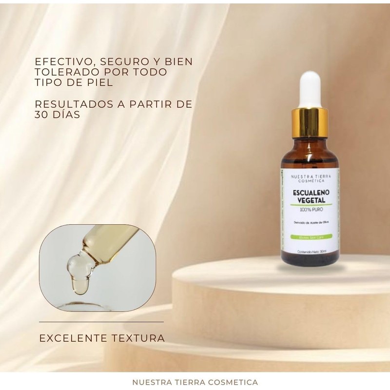 Escualeno Vegetal Suero Facial