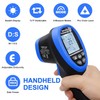 Infrared Thermometer Gun Digital Temperature Meter -50°C ~ 1800°C, Kethvoz