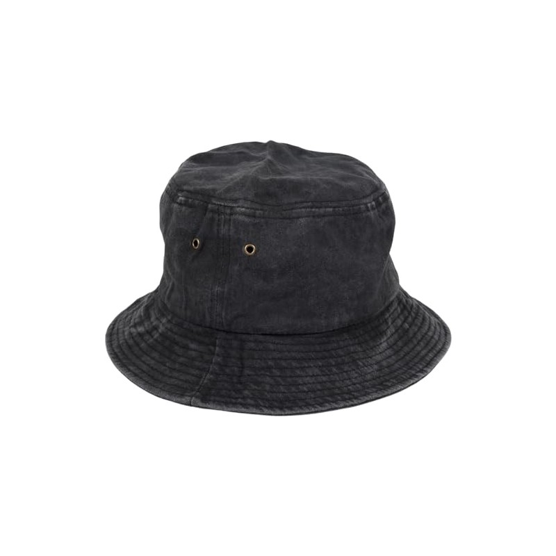 styleBREAKER 04025045 Unisex Fishing Hat Plain Vintage Washed Look Bucket