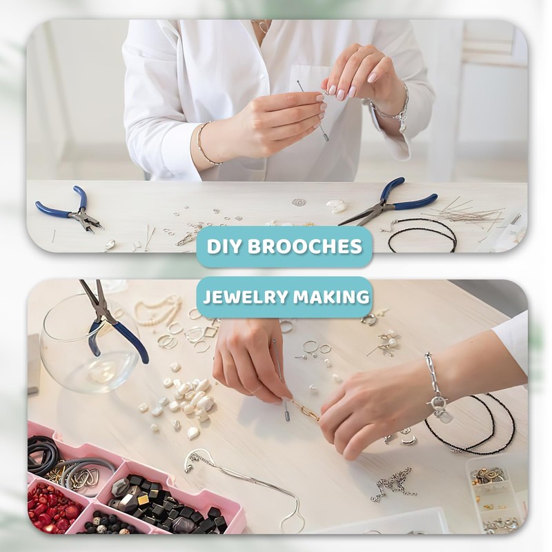 30 Pcs Brooch Pin Sticks, 9cm Long Hat Pins for