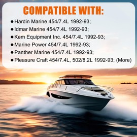 P4594 Universal Marine Electric Fuel Pump Boat In-Tank Replacement 12V 4-7 PSI Fuel Systems Electric Fuel Pump Automotive Replacement for Carter Pumps 1/4" BSPT for 3/8" Hose Inlet