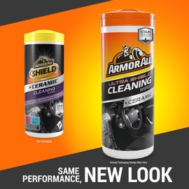Armor All Ultra Shield + Ceramic Car Cleaning Wipes - 24 Count