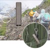 Whistle Flash Drive SOS Outdoor Waterproof 120dB Sound Multifunction Zinc