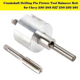 Areyourshop Crankshaft Drilling Pin Fixture Tool Balancer Bolt Kit 122015CA0A for Chevy 348, 409, for Chevy inline 216, 235, 261, 6 194 230 250, 153 4 Cyl, For GMC 248, 270, 302, For SBC 265,283 327