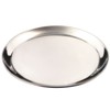 Genware NEV-52139 Round Tray, Stainless Steel, 14", 350 mm