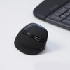 DeLUX Wireless Vertical Mouse, Small Silent Ergonomic Mouse with BT
