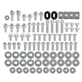 G-PLUS Full Plastics Bolt Kit Crf Compatible with All Honda 2002-2022 Crf R and X Model Motorcycles 150 250 450 Crf150rb Crf250x Crf450x