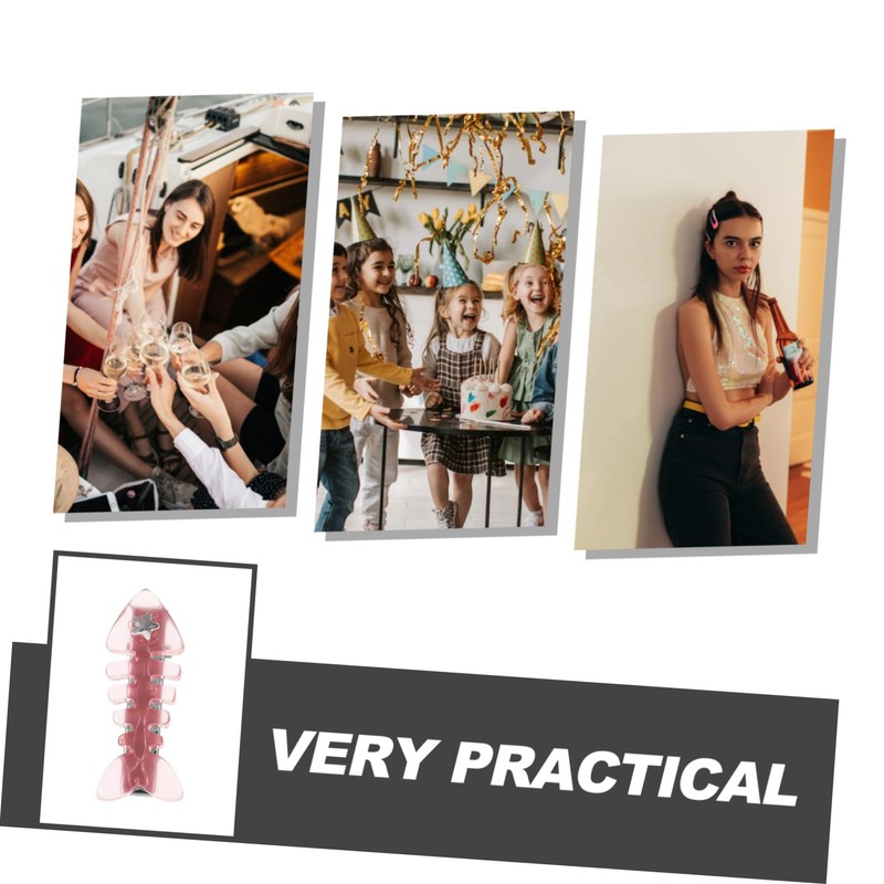 VICASKY 4pcs Flat Claw Clips for Women Elegant Alligator Hair